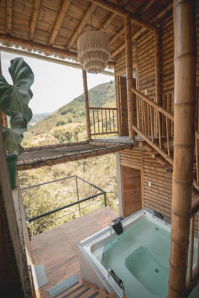 Cabaña campestre para parejas o grupos
